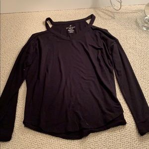 AE Soft and Sexy Cold Shoulder Long Sleeve